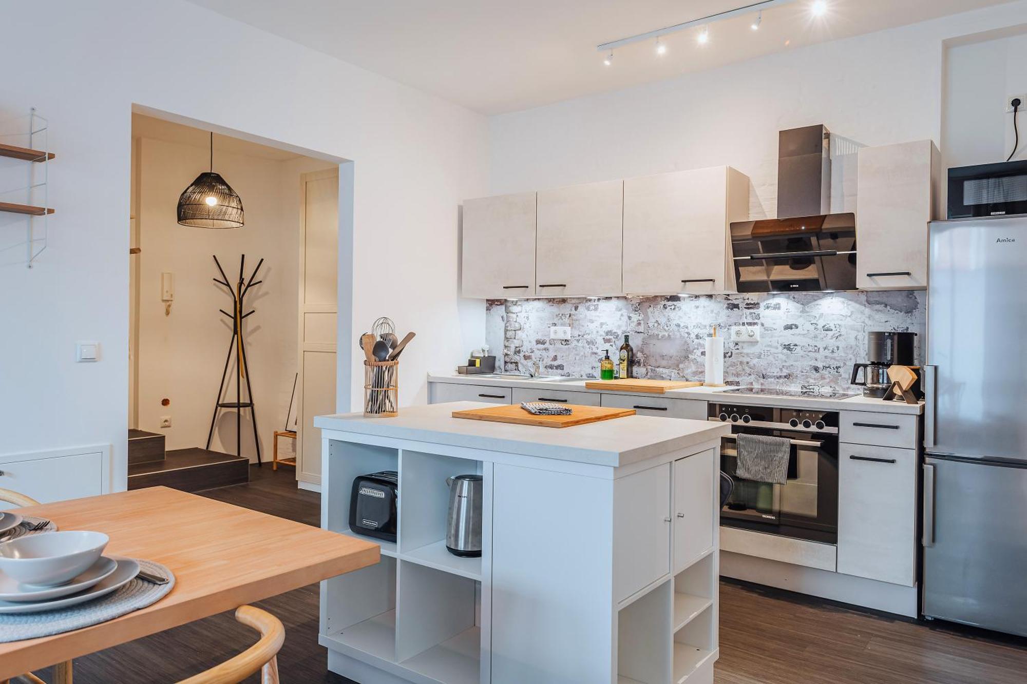 רוסטוק Altstadtbude 27 - Modernes Apartment In Historischer Altstadt מראה חיצוני תמונה